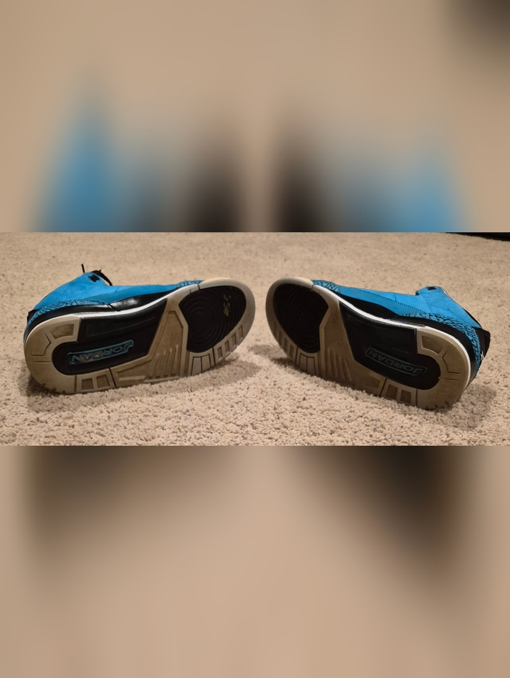 Jordan 3 Powder Blue - Picture 6 of 6